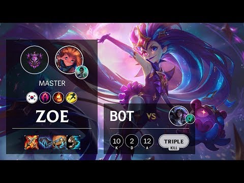 Zoe Bot vs Kai'Sa - KR Master Patch 10.8