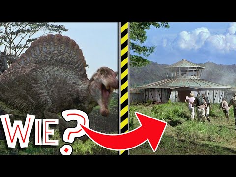 Why the Spinosaurus could break through the fence but not the gate❗ |Jurassic Trivia🦖