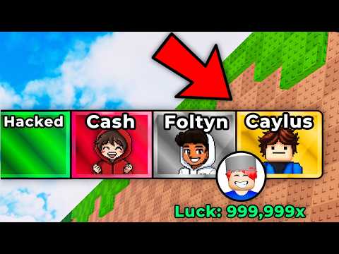 Kick a Lucky Block, But With YOUTUBER ZONES..