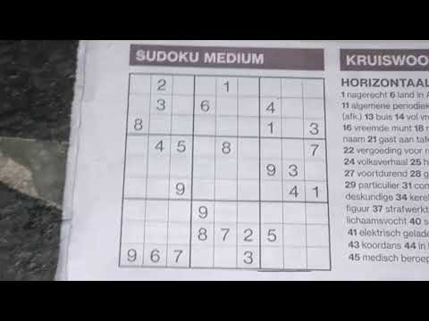 Try the best you can!  (#1165) Medium Sudoku puzzle. 07-16-2020