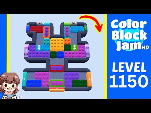 Color Block Jam Level 1150 Solution Walkthrough