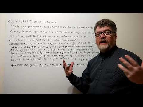 Tutor Nick P Quotes (125) Thomas Jefferson - Most Bad Government Has Grown Out of ...