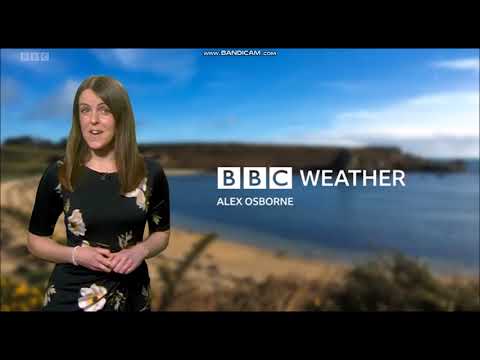 Alex Osbourne BBC ONE Spotlight weather February 25th 2022 in HD! - 60 FPS