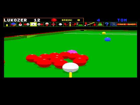 Lukozer Retro Game Review 177 - Jimmy White's Whirlwind Snooker - Commodore Amiga