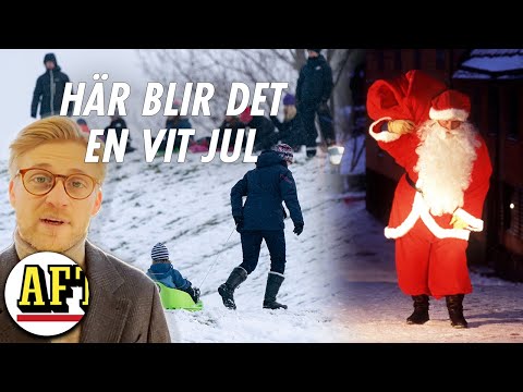 Väderlöftet inför julen: Snö på alla håll – utom här