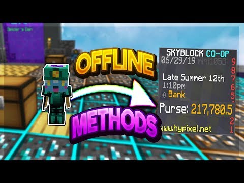 How To Make MONEY OFFLINE! (Hypixel Skyblock Guide)
