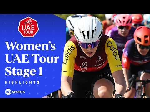 IN A LEAGUE OF HER OWN! 🔥 | Women's UAE Tour 2026 Stage 1 Race Highlights | TNT Sports Cycling