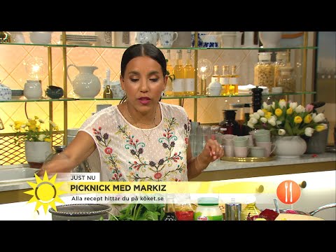 Så gör du snabb utflyktsmat på rödbetor och getost - Nyhetsmorgon (TV4)