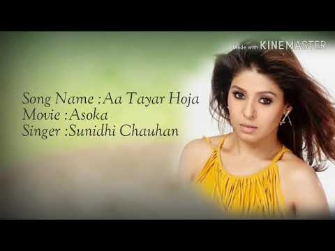 Aa tayar hoja lyric_Sunidhi chauhan|| lagu india ost movie Ashoka| lagu india paling enak didengar
