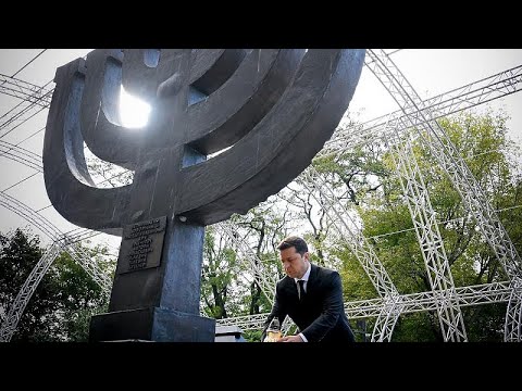 European delegation visits Babi Yar ahead of Holocaust remembrance day