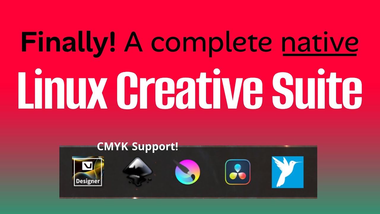 Finally! A complete Linux Creative Suite fit for purpose!