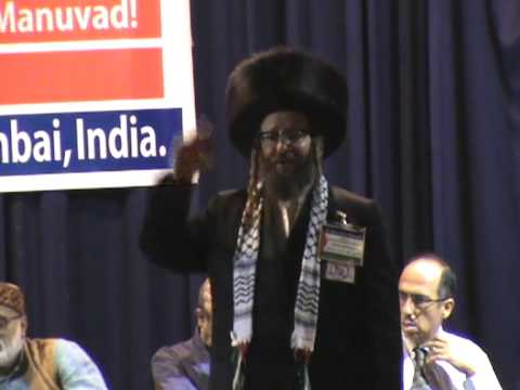 Jews against Israel-  Rabbi Yisroel Dovid Weiss speaking in Conference on Palestine, Mumbai, India