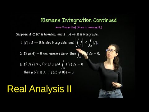Riemann Integral Properties from Lebesgue's Criterion, Real Analysis II