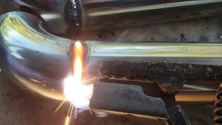 Welding stick 1mm stainless steel elbow 2"