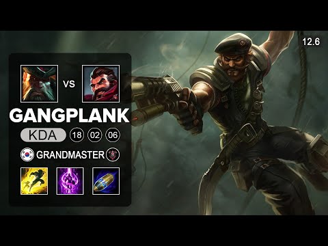 Gangplank vs Graves Top - KR Grandmaster - Patch 12.6 Season 12