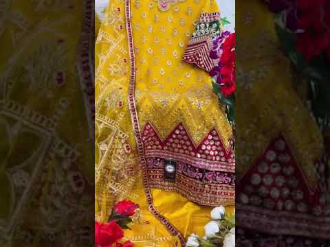 Hoor Tex H-85 A To D Heavy Organza Wholesale Pakistani Suits Catalog – product video thumbnail