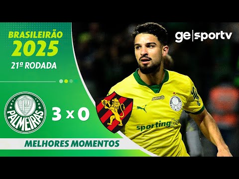 Gols e lances de Palmeiras x Sport