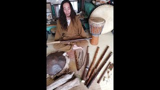 Shinobue Flute Japanese Traditional Creation Movie at Hoshiyoga Music Dojo Hokkaido Japan