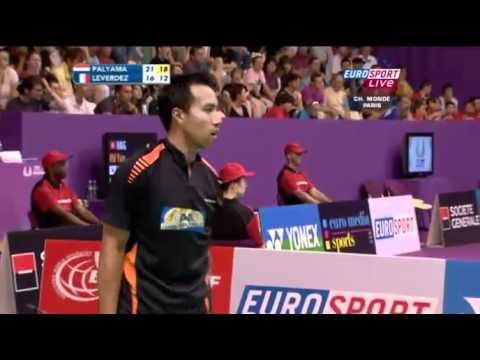 YONEX BWF WORLD CHAMPIONSHIPS 2010   Round1   Dicky Palyama NED vs FRA Brice Leverdez   part 4 4