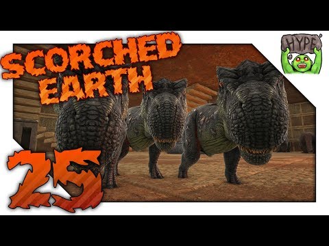 Ark Scorched Earth! Ep 25 | Rock Golem Fails & Babies! | Scorched Earth Vanilla Ark Gameplay
