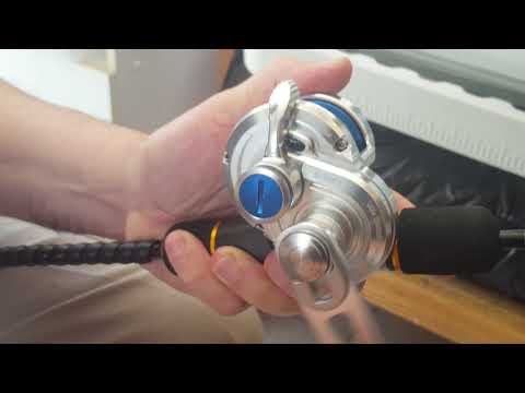 Poseidon 50SL lever drag reel - loose drag knob
