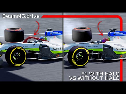TIRE HIT TEST | With Halo Vs Without Halo | BeamNG.drive | Fr17