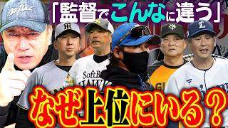 【徹底比較】プロ野球セパの上位チームを分析！なぜ上位の順位なのか？高木豊が感じた「監督の色」の違いとは【プロ野球ニュース】