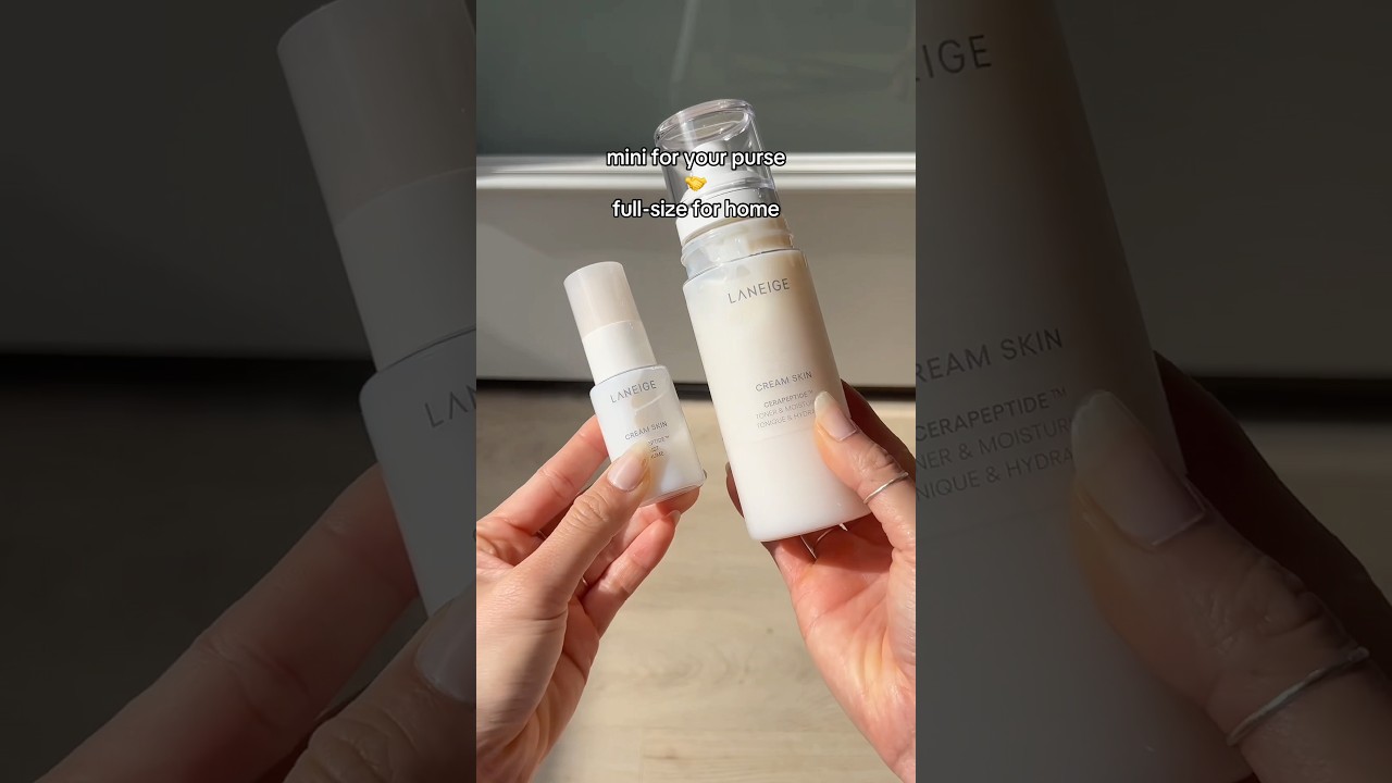 IF YOU NEED A SIGN TO GET BOTH THIS IS IT 😉🤝 Laneige Cream Skin Toner and Moisturizer