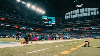 The NFL let me put my camera behind Xavier Worthy's 4.21