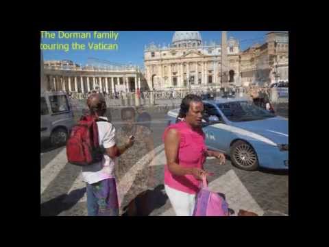 Camille Dorman and family rediscovering the beauty of Rome