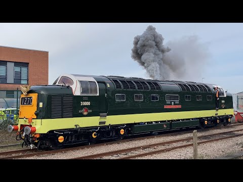 DELTIC AND CLASS 40, At York, With Two Deltic ENGINE START UPS!! (55022 & 40023!!) | 26/11/23.