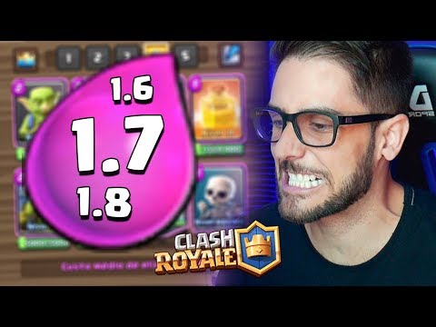 DEU RUIM JOGUEI COM DECK MAIS RÁPIDO DO CLASH ROYALE