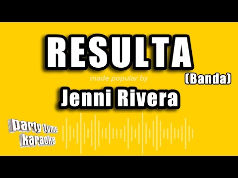 Jenni Rivera - Resulta (Banda) (Versión Karaoke)