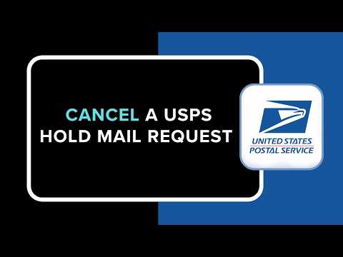 Usps Hold Mail Request
