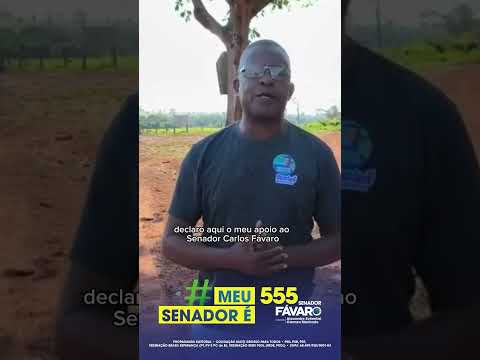 O apoio que chega de Vila Bela da Santíssima Trindade me dá ainda mais força para continuar…