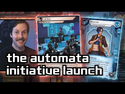 The Automata Initiative LAUNCH - Android: Netrunner // LIVE