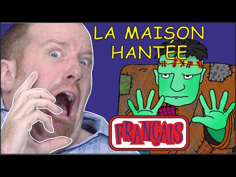 Maison Hantée pour les Enfants | Chansons d'Halloween | Le français avec Steve and Maggie Français