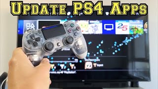 PS4: How to Update Apps