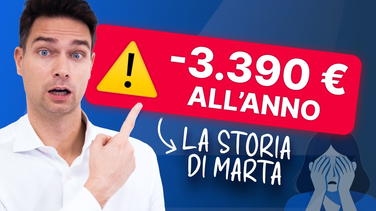 €95k in banca: Marta perde €3.390/anno. Ecco come evitarlo
