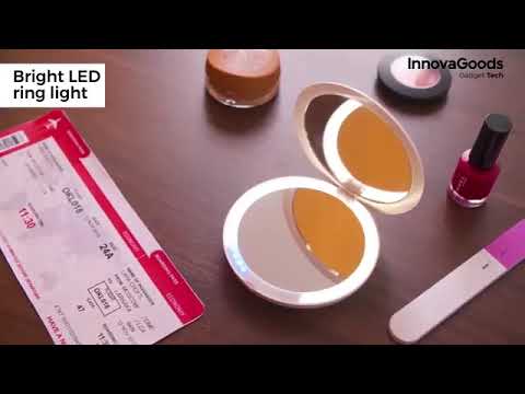 3-in-1 Taschenspiegel mit Powerbank und LEDs, inkl. Versand - Second Medium