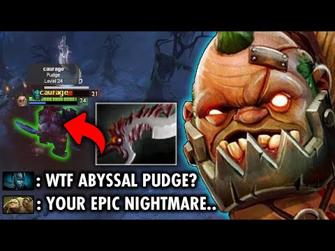 PHANTOM ASSASSIN EPIC NIGHTMARE! CANCER BUILD ABYSSAL BLADE PUDGE NO MERCY | GENIUS PUDGE
