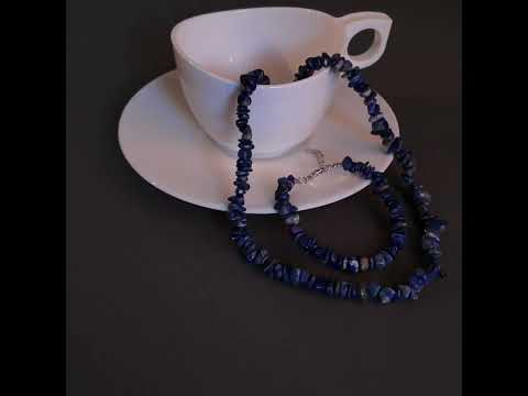 фото содалит-натуральный камень бусы, браслет ,кулон 0