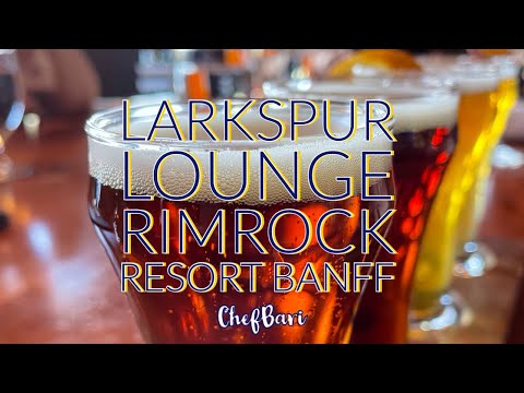 Banff's Hidden Gem: Larkspur Lounge at Rimrock Resort! #banff #banffalberta #larkspur #travelvlog