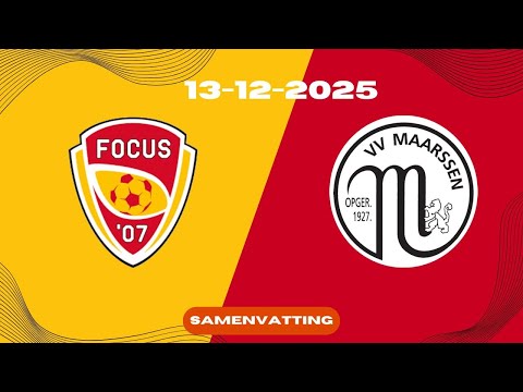 PERIODEKAMPIOEN! | Focus'07 1  - vv Maarssen 1 | Samenvatting