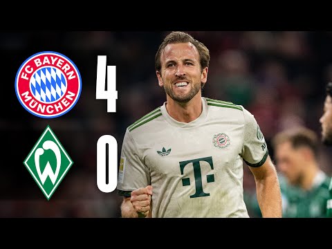 Nächster Doppelpack: Kane in Topform! | FC Bayern - Werder Bremen 4:0 | Bundesliga Highlights