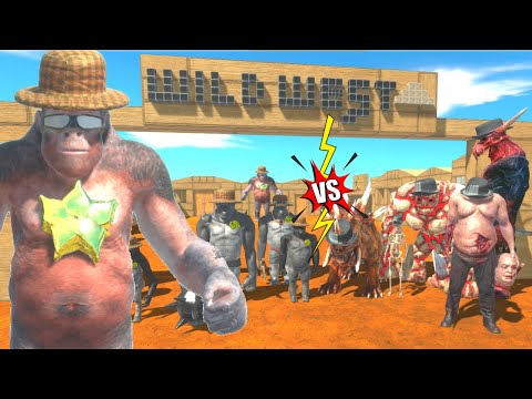 GANGSTERS INFERNALS CHALLENGE SHERIFF GORO +PRIMATES IN THE WILD WEST ANIMAL REVOLT BATTLE SIMULATOR