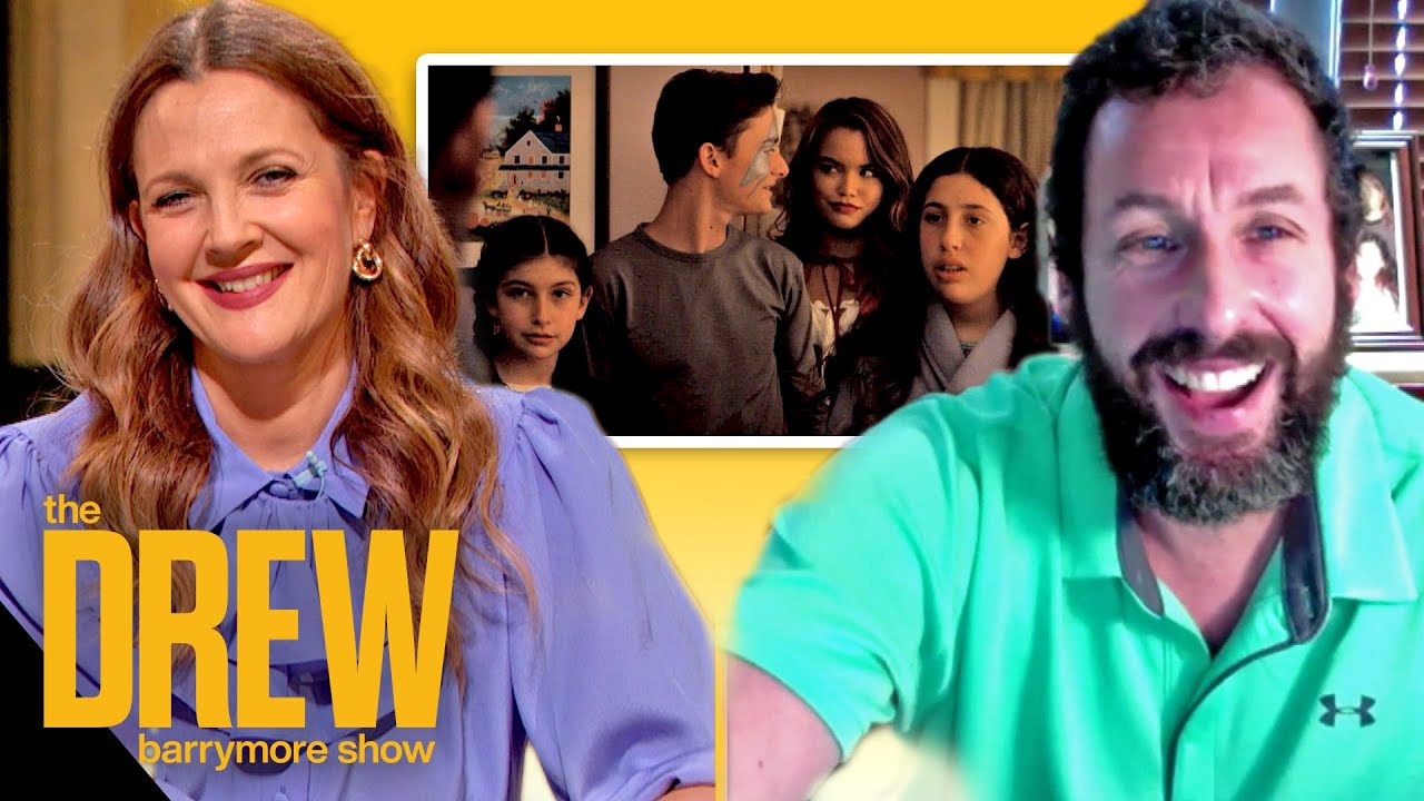 Adam Sandler's Kids Wanted to Ditch Set in the Middle of Filming Hubie Halloween - YouTube