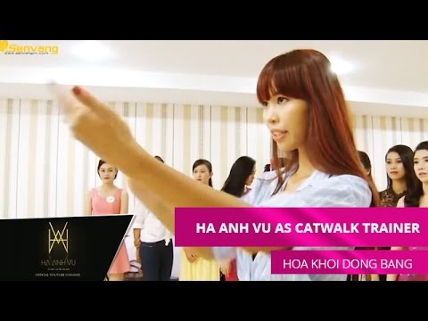 Super Model Ha Anh Vu as Catwalk Trainer for Hoa Khoi Dong Bang 2015