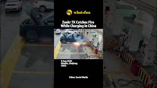 Download lagu 🚨 Zeekr 7X Catches Fire While Charging in China mp3