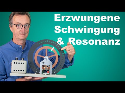 Forced oscillation and resonance in experiment with explanation